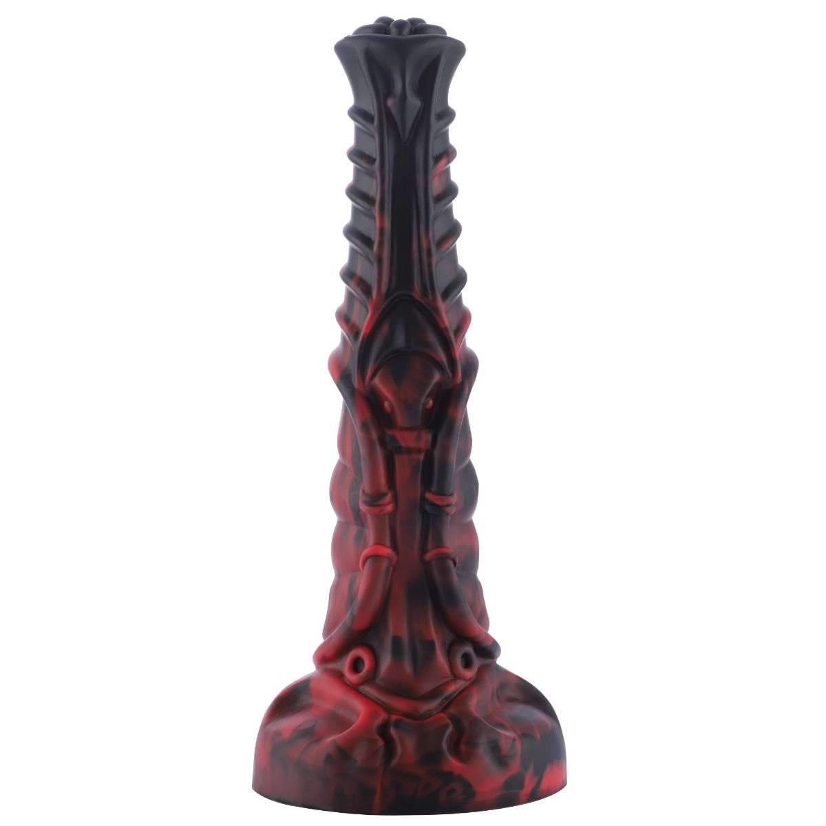 HiSmith Waldolo Silicone Equine Dildo 8.6 Inch - Black/Red