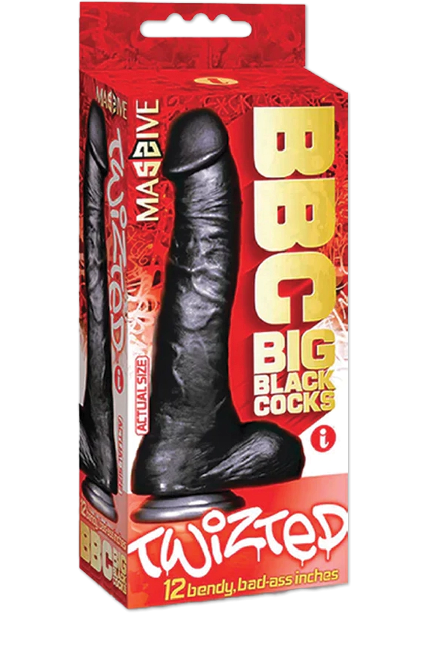 Icon Brands - BBC - Big Black Cock - Twizted, 11 Inch