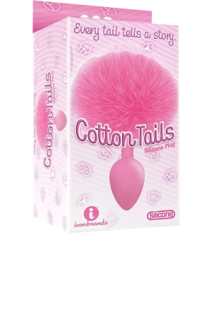 Icon Brands - The 9's - Cottontails Silicone Bunny Tail Butt Plugs