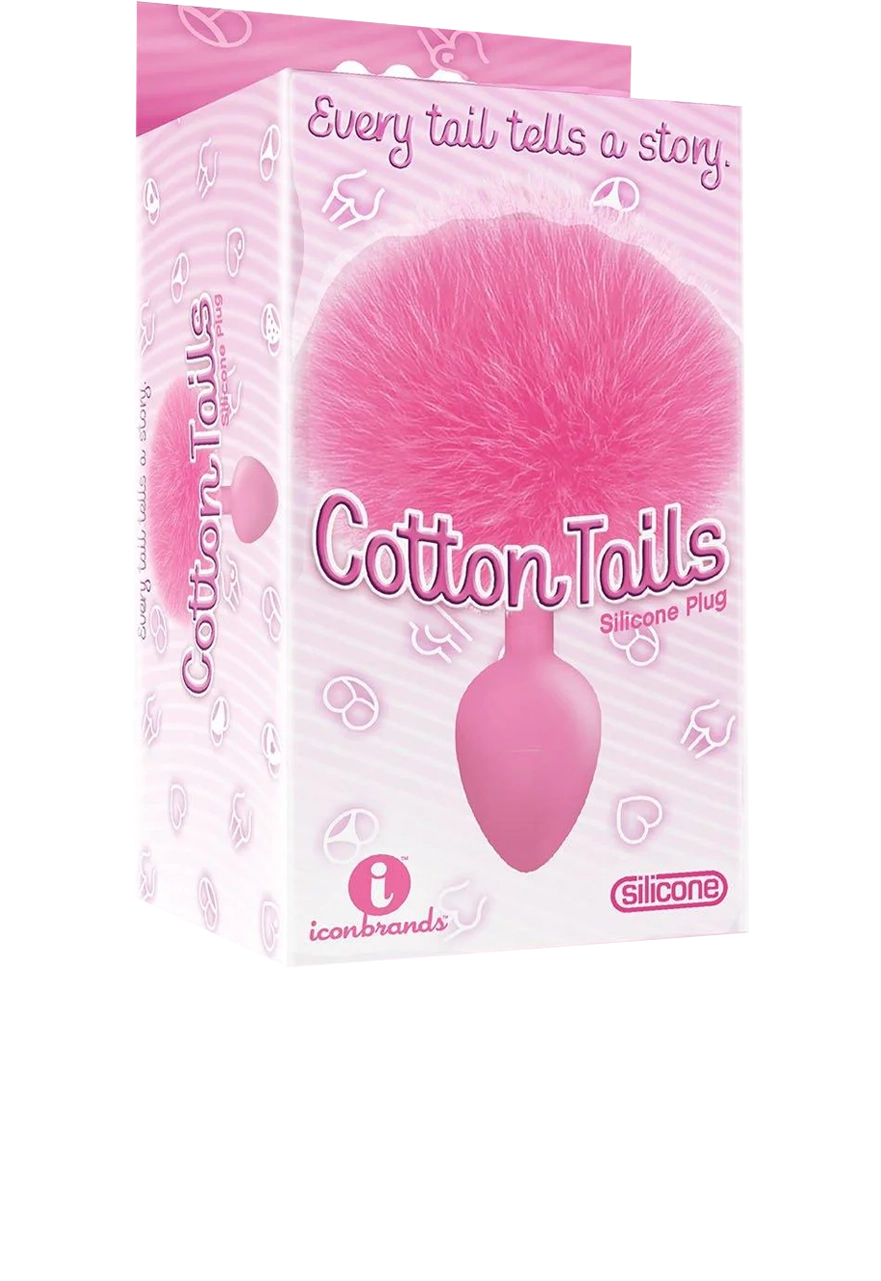 Icon Brands - The 9's - Cottontails Silicone Bunny Tail Butt Plugs