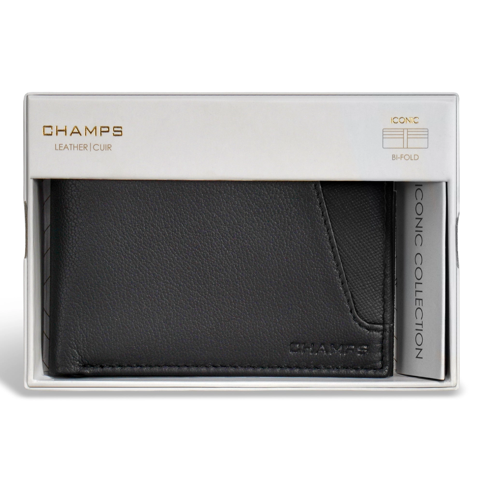 Iconic / Leather Bi-Fold Wallet *Drop Ship*