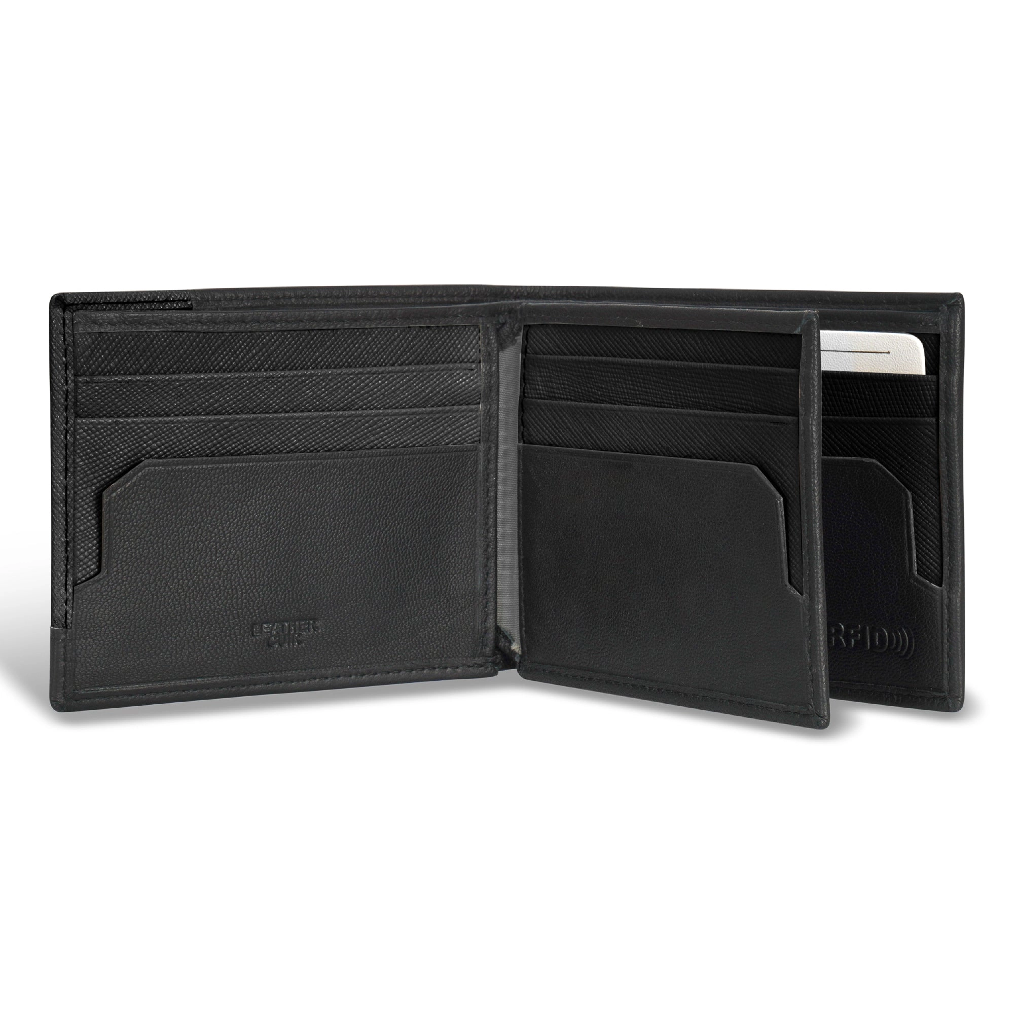 Iconic / Leather Center Wing Wallet *Drop Ship*