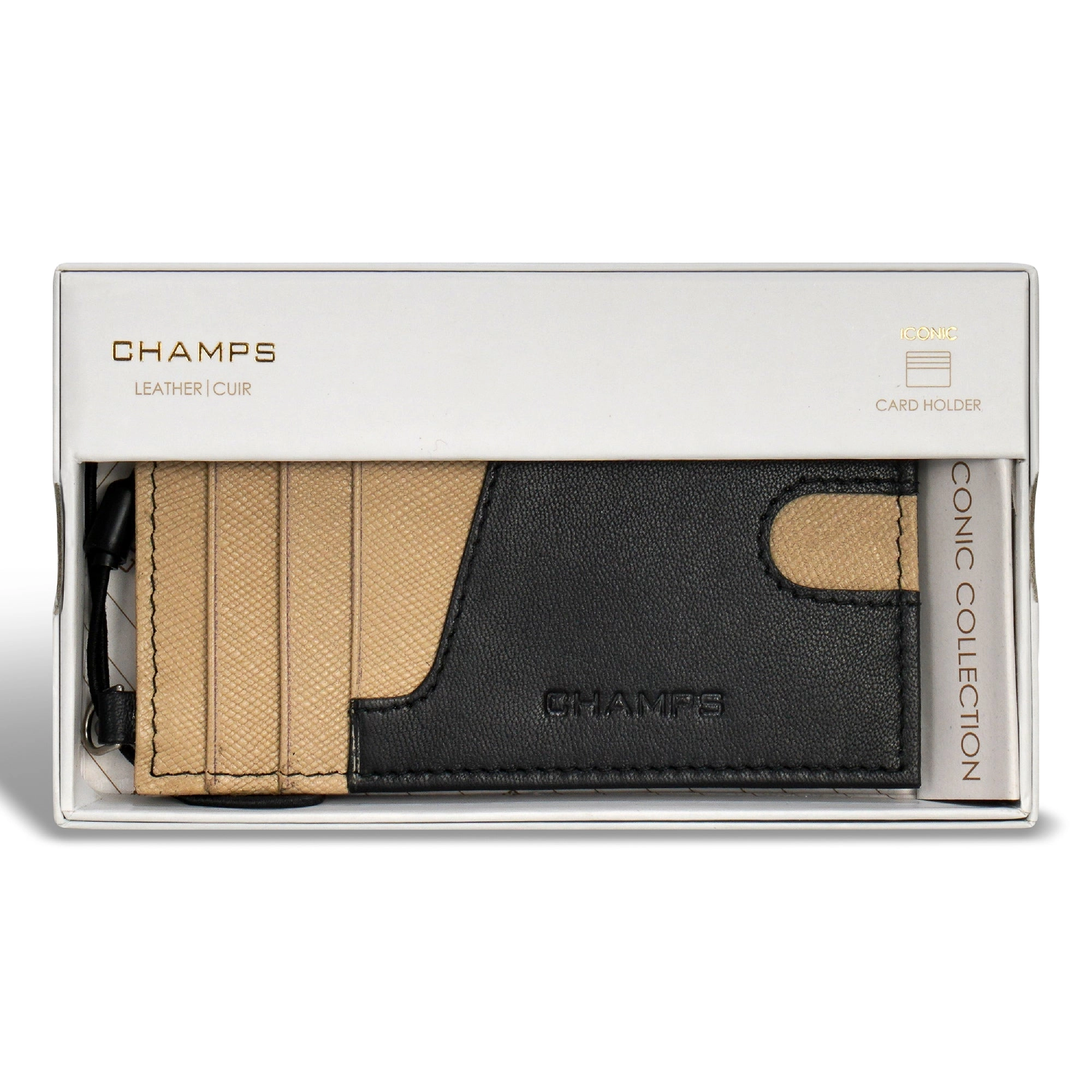 Iconic / Leather Slim  cardholder *Drop Ship*