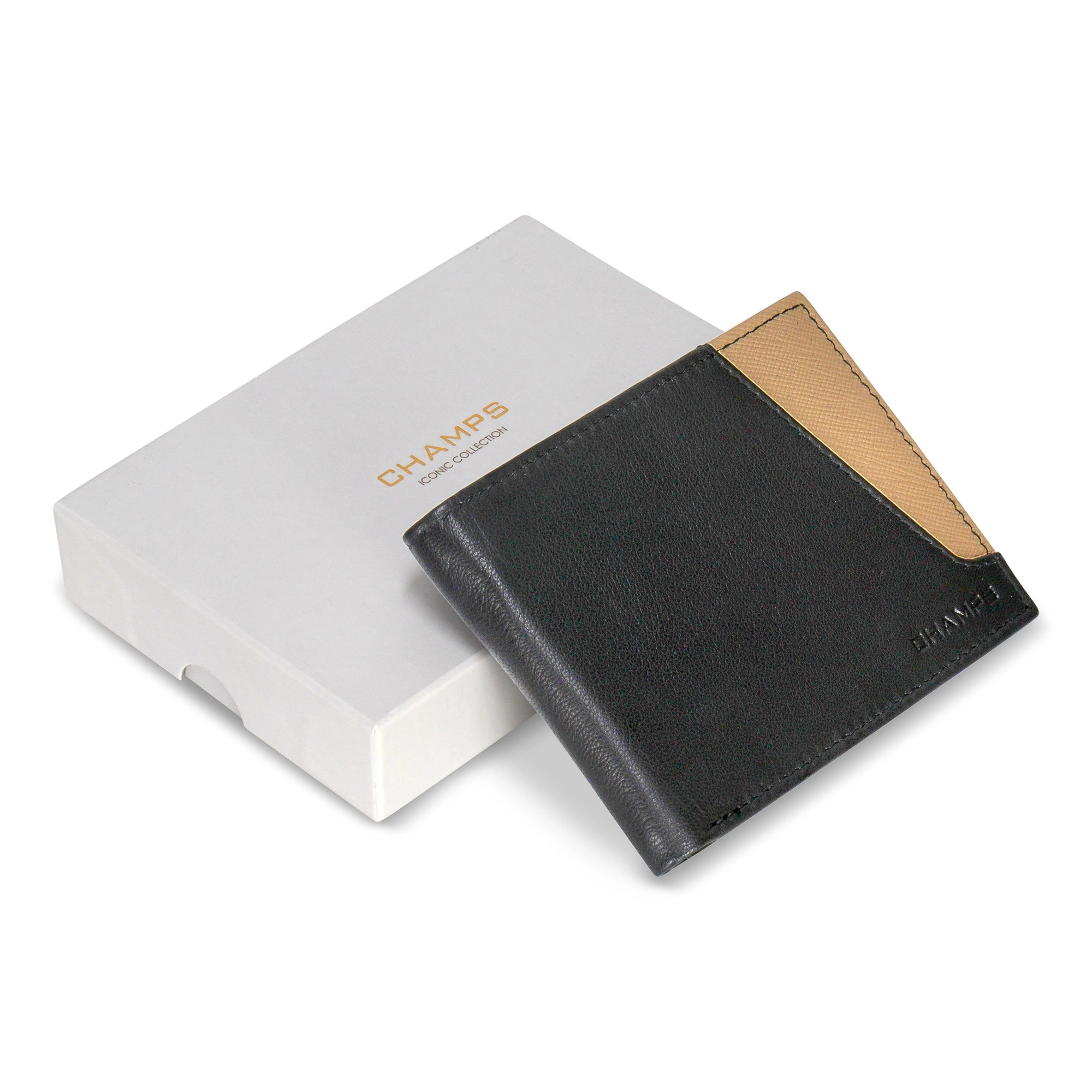 Iconic / Leather Top Wing Wallet *Drop Ship*