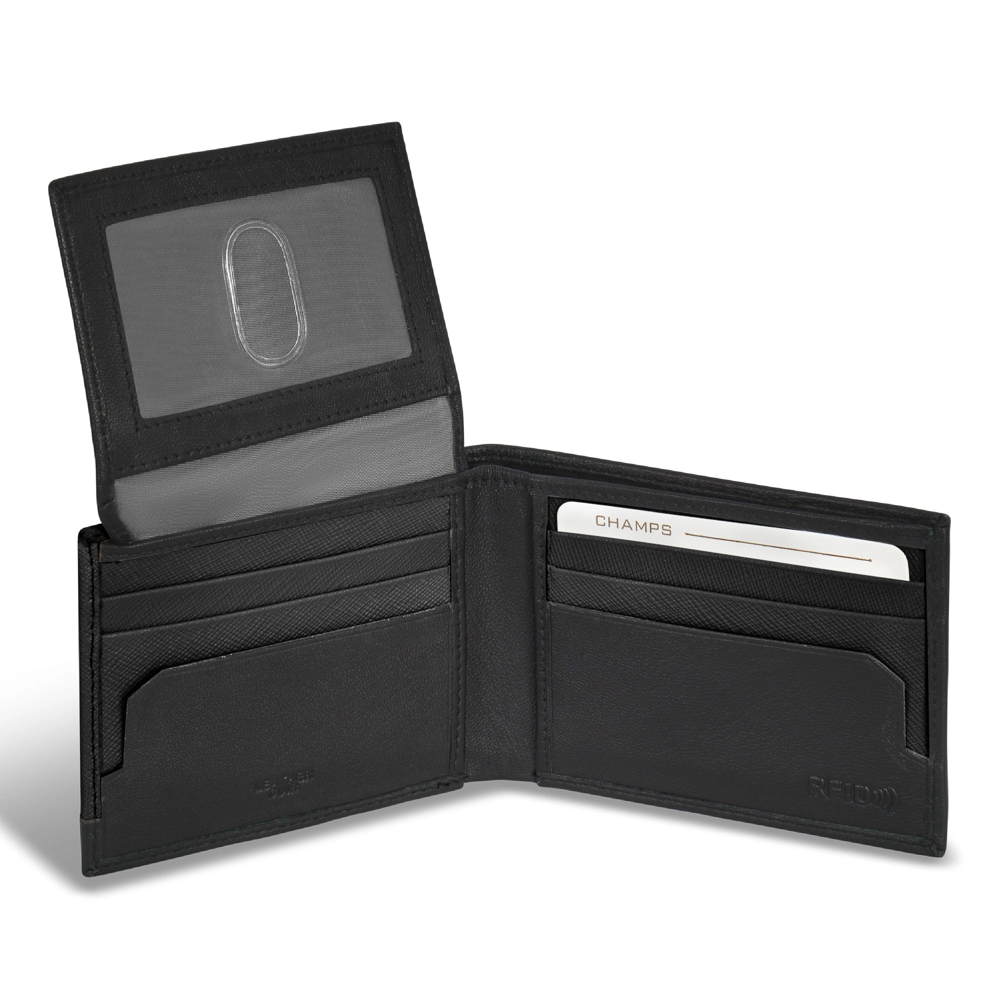 Iconic / Leather Top Wing Wallet *Drop Ship*