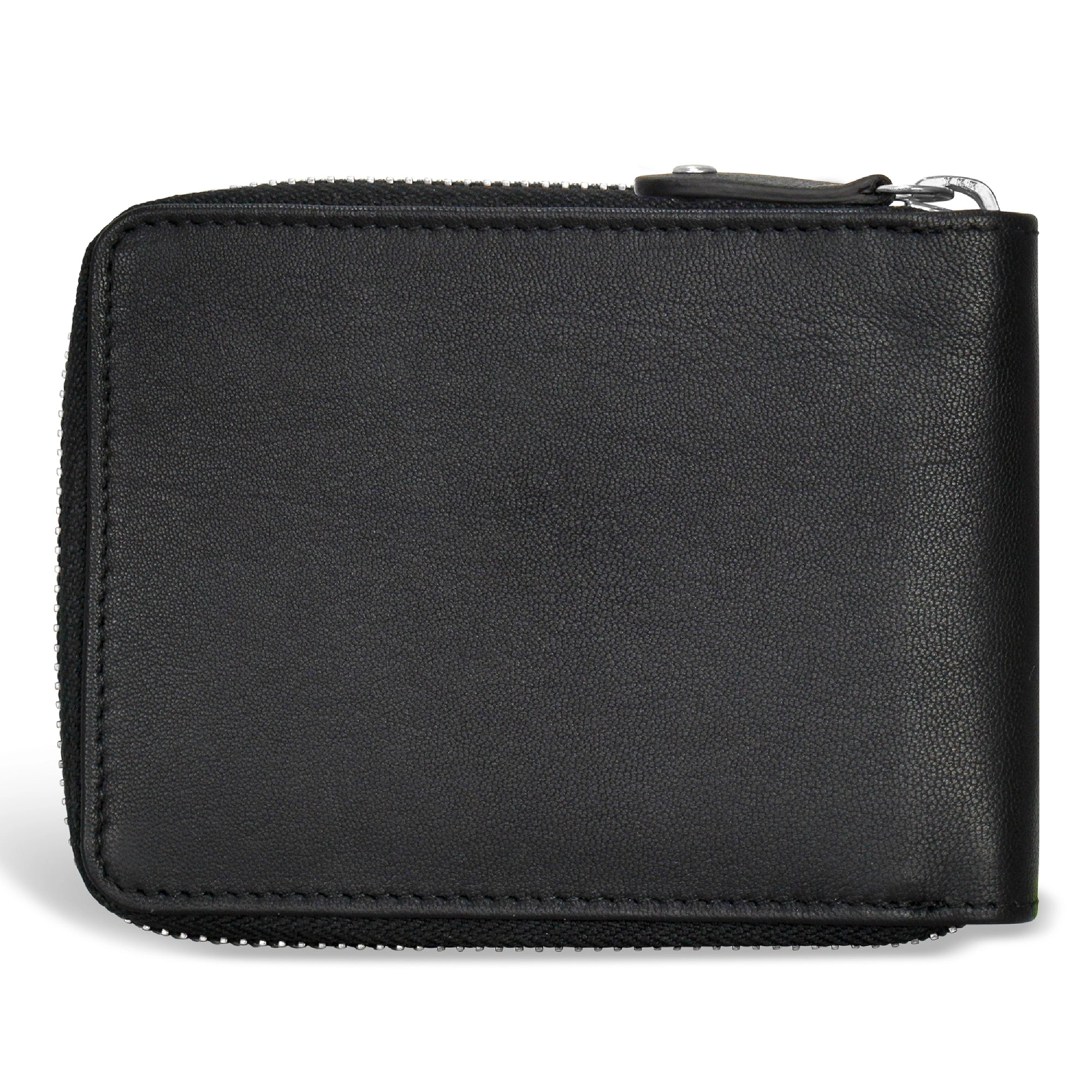Iconic / Leather Zip Around Wallet *Drop Ship*