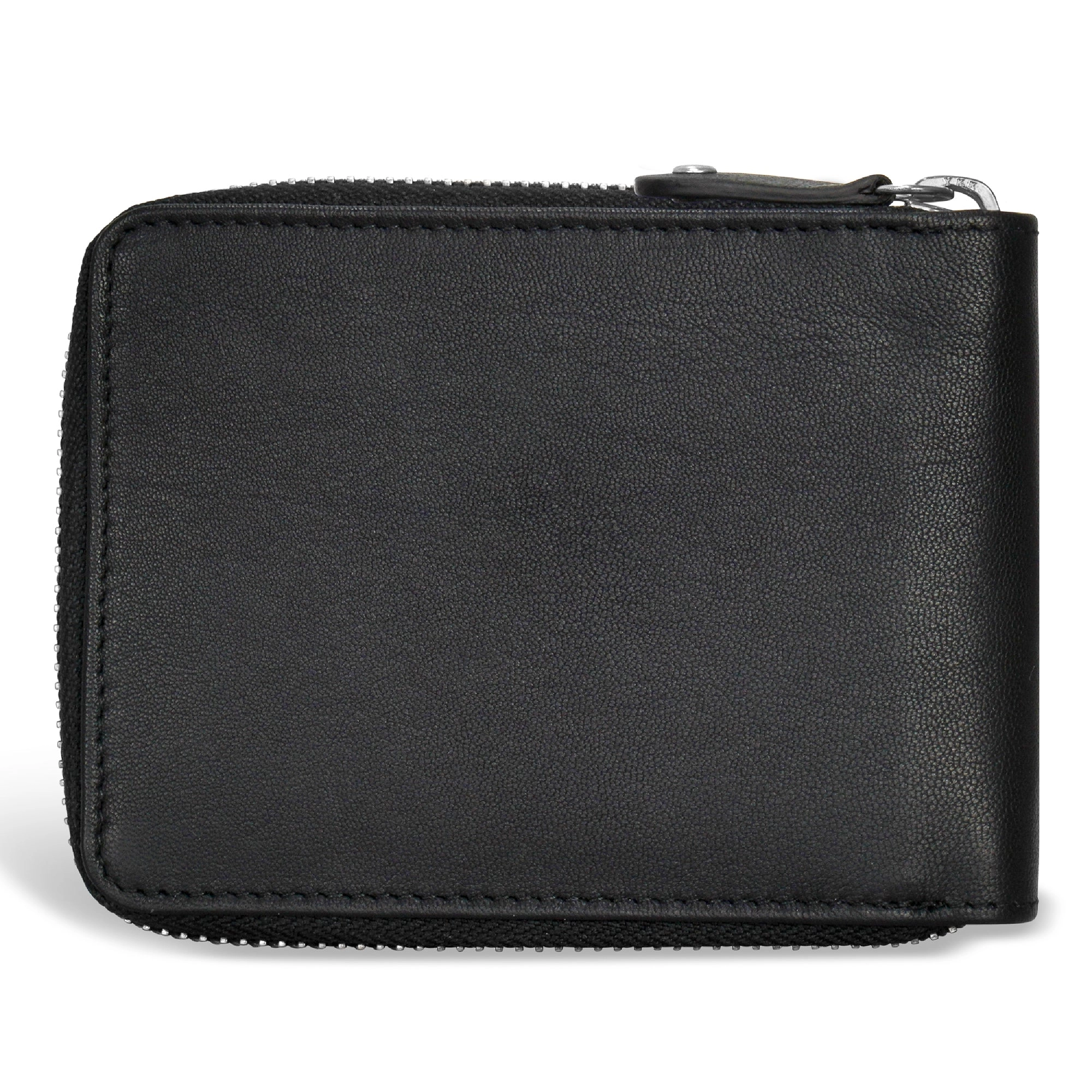 Iconic / Leather Zip Around Wallet *Drop Ship*
