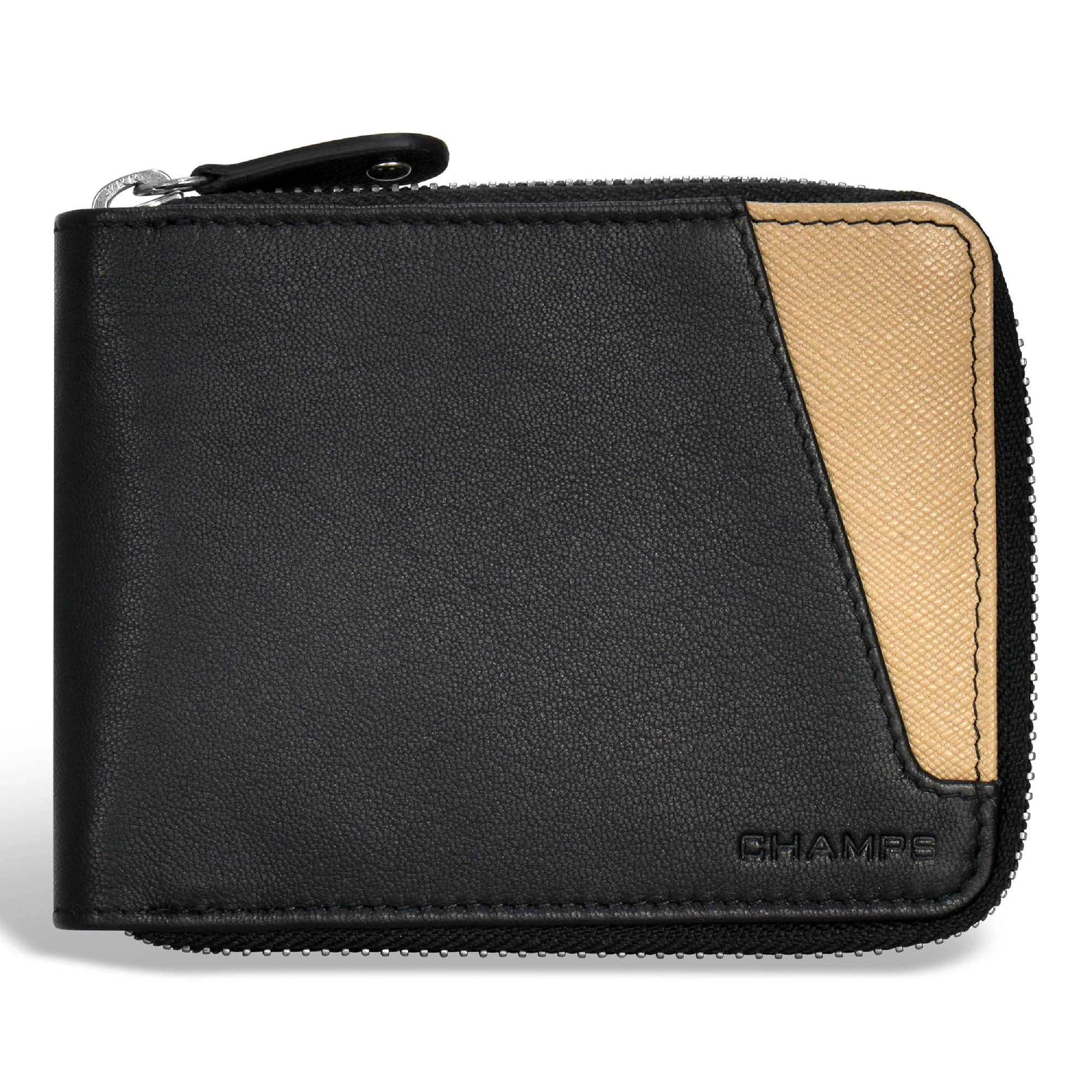 Iconic / Leather Zip Around Wallet *Drop Ship*
