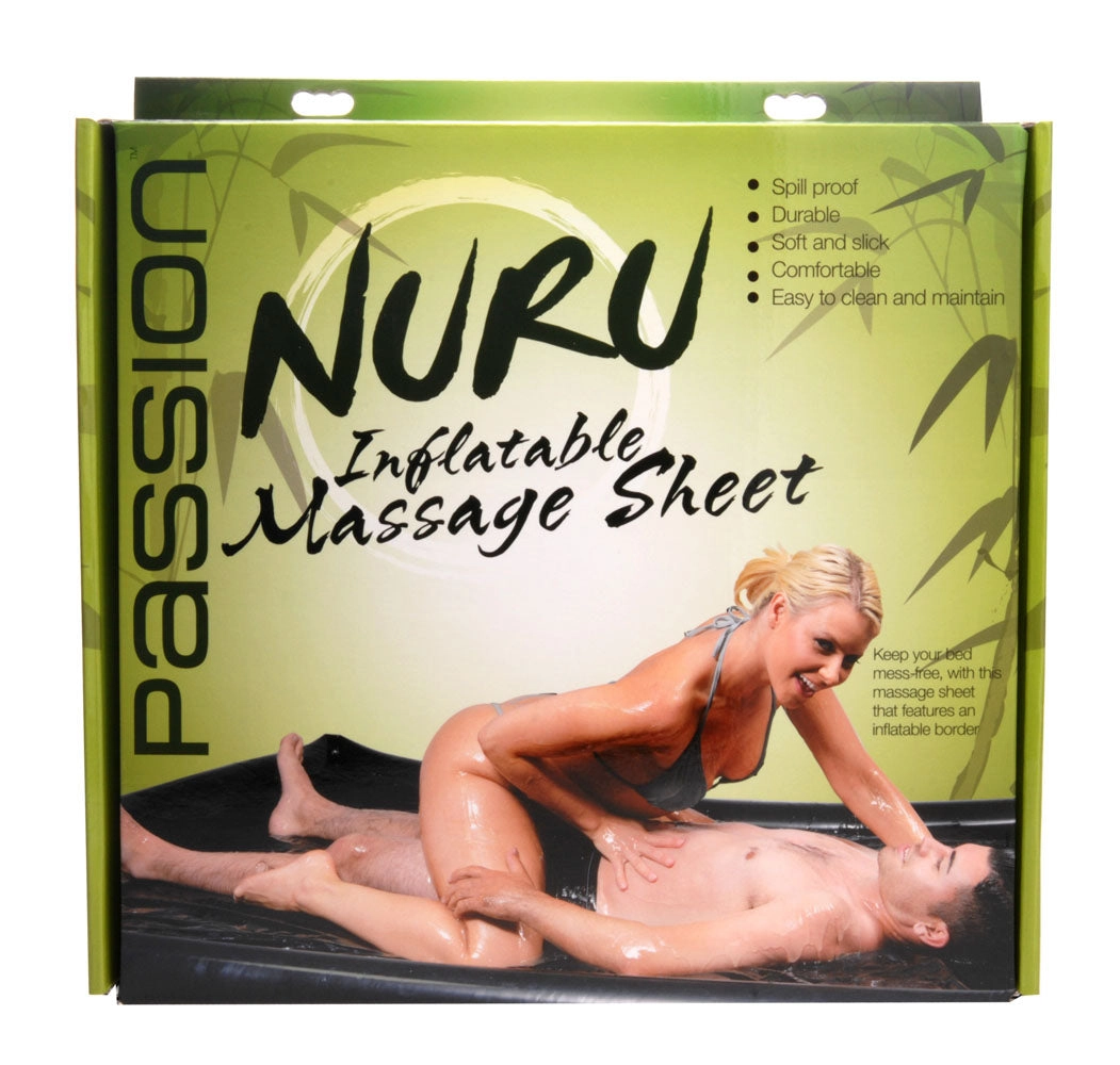 Inflatable Spill-Proof Massage Sheet for Slippery Fun Adventures