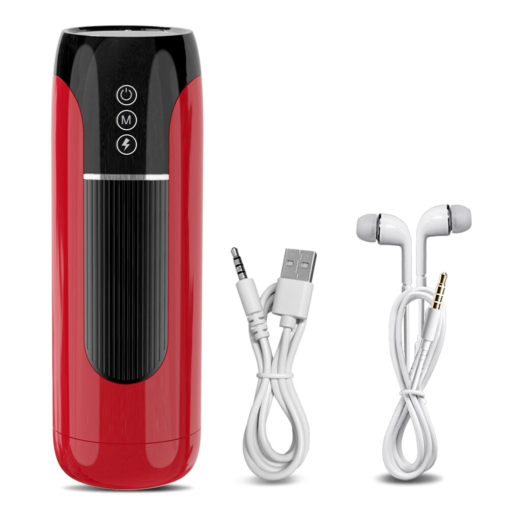 IPX7 Automatic Telescopic Male Masturbator Vibrating Blowjob Masturbation Cup Sex Toys for Men