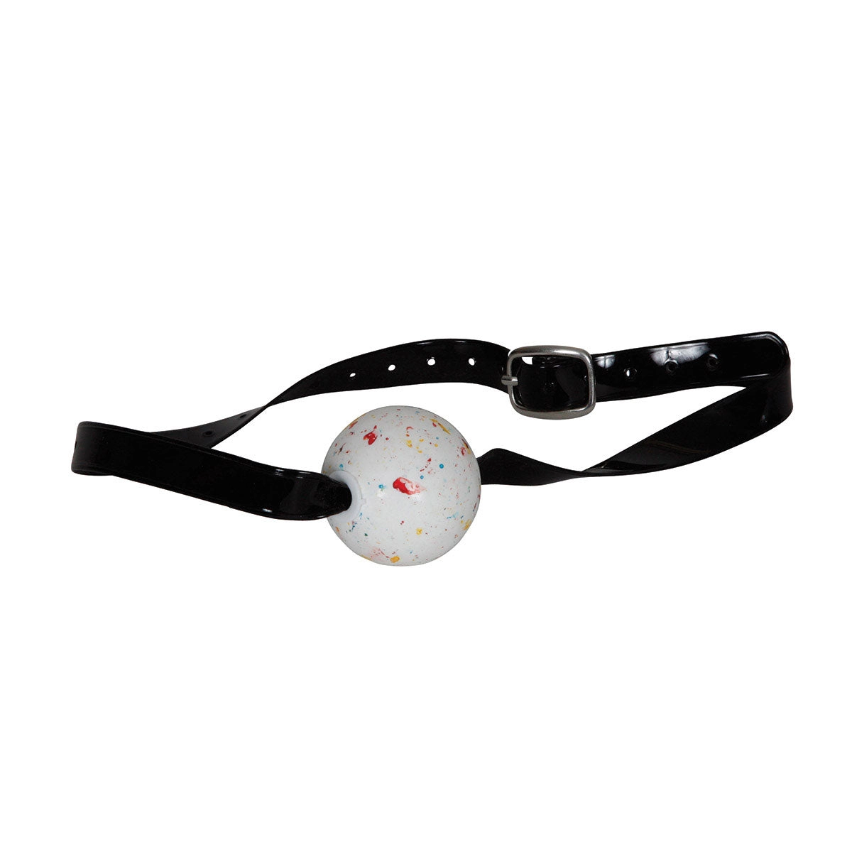 Jawbreaker Gag in Black PVC Strap