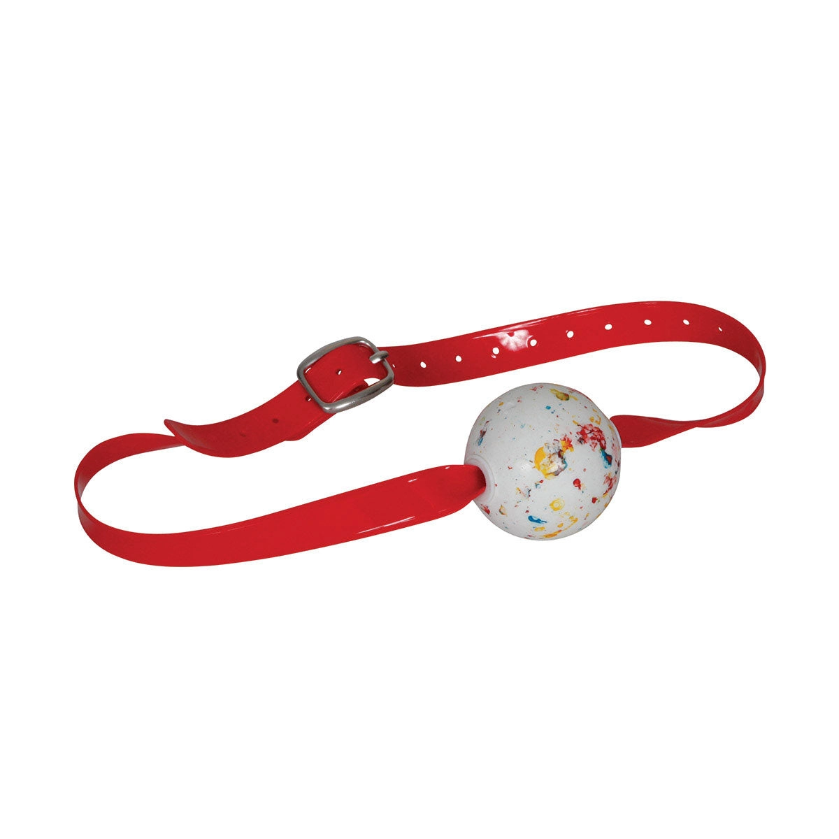 Jawbreaker Gag in Red PVC Strap
