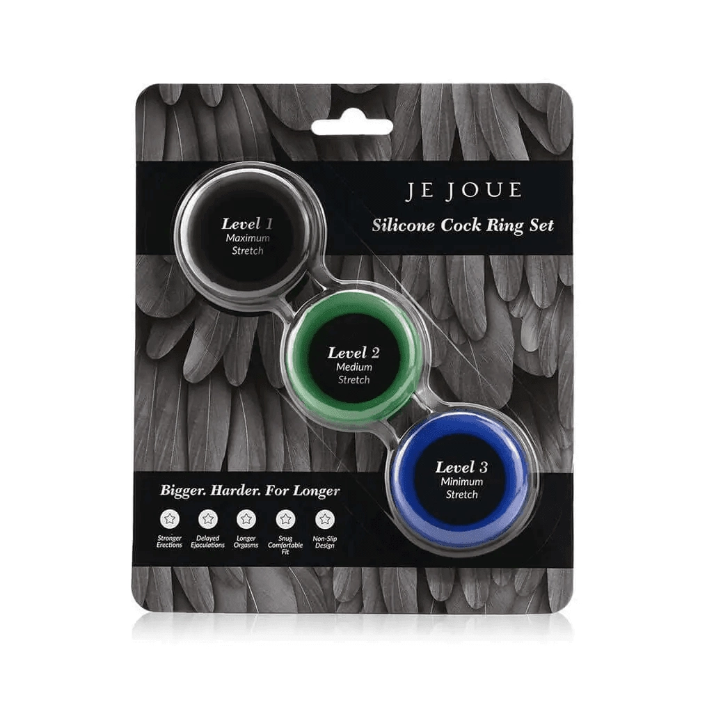 Je Joue Silicone Cock Ring 3 Pack