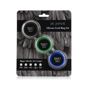Je Joue Silicone Cock Ring 3 Pack