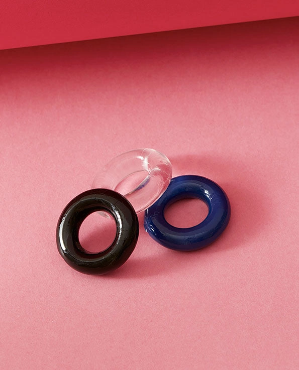 Jelly Smooth Cock Ring Set