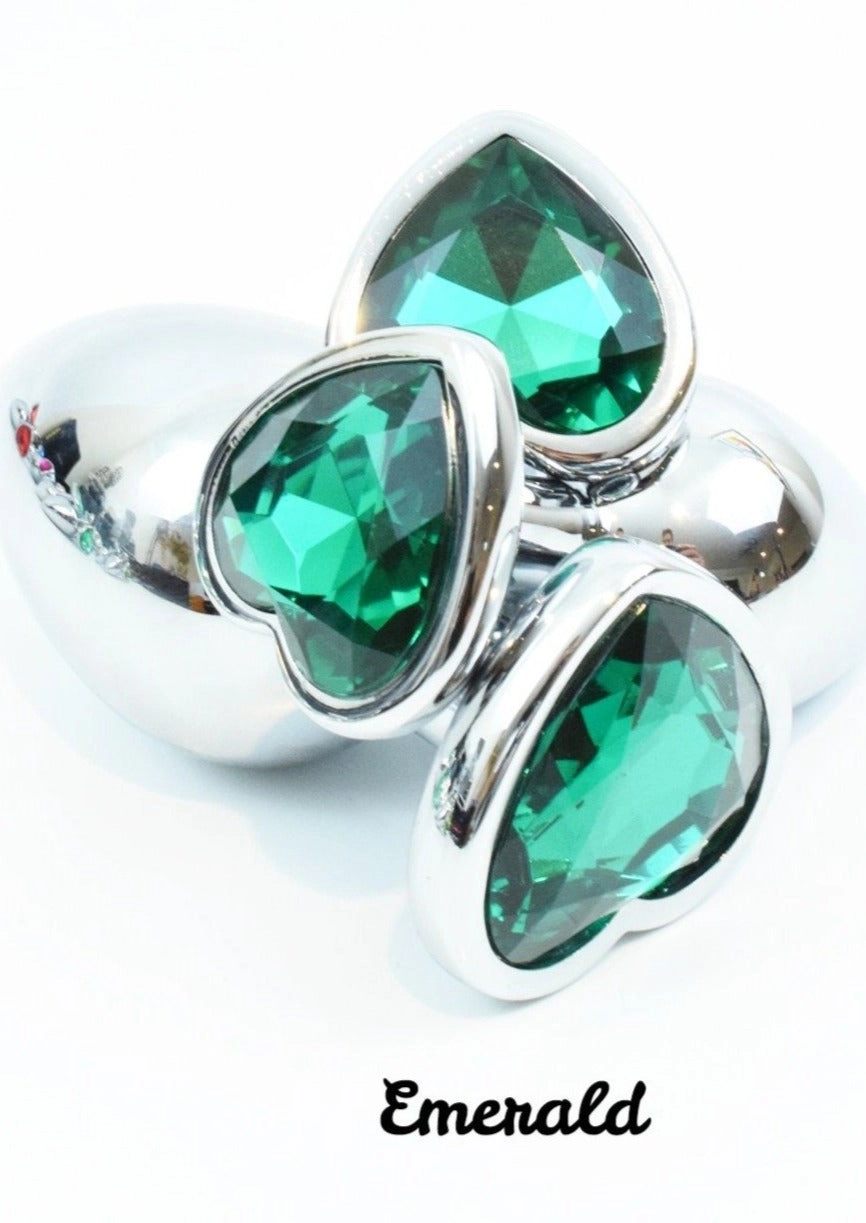 Jewel Heart Butt Plug