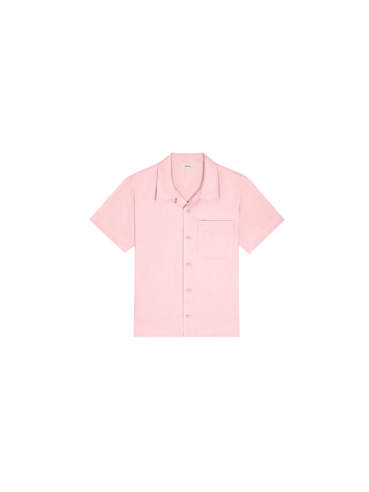 Kids' DNA Aloe Linen Camp Collared Shirt—magnolia pink
