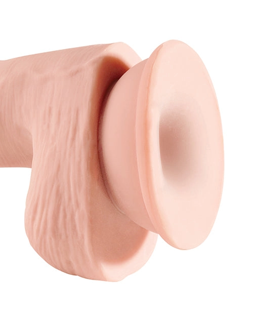 King Cock Plus 5 Inch Triple Density Dildo W/balls