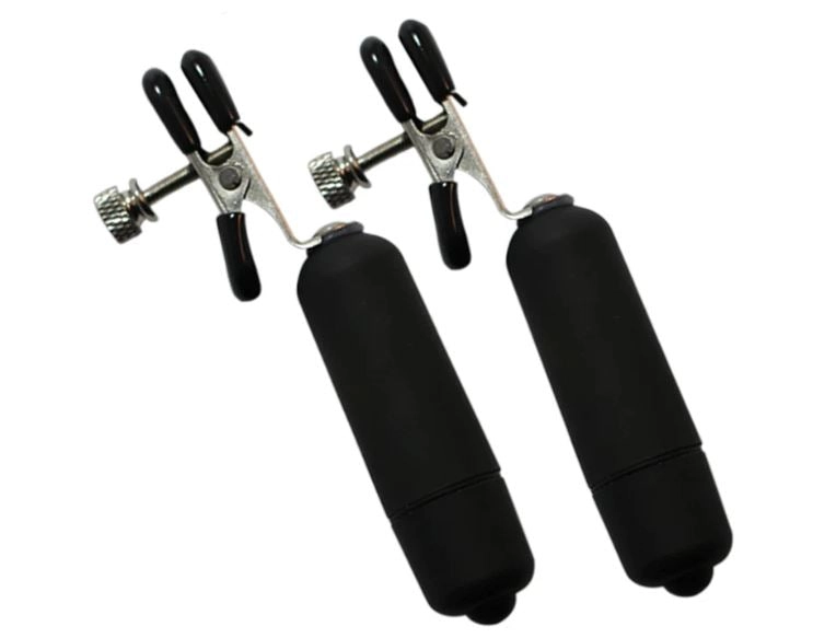 Kink collection Vibrating nipple clamps