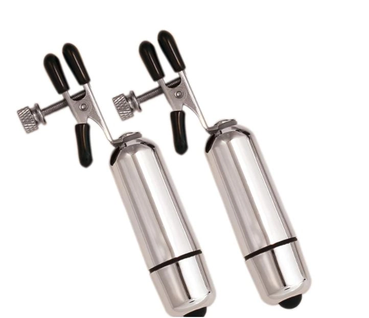 Kink collection Vibrating nipple clamps