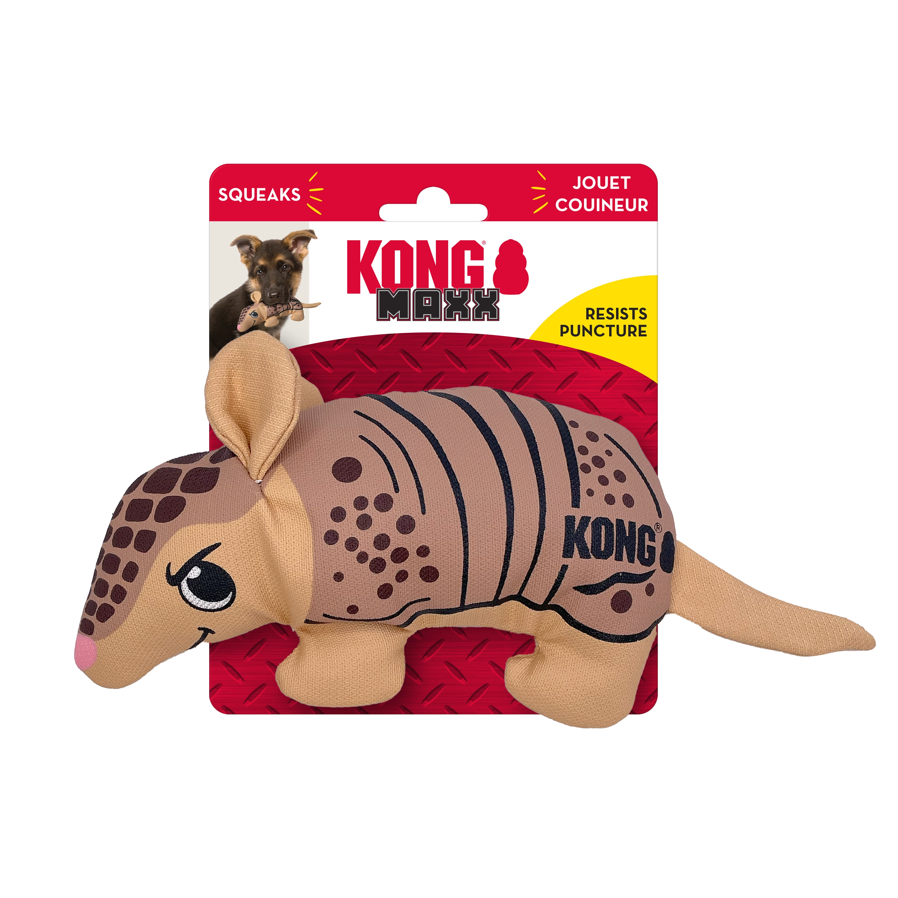 KONG Maxx Armadillo Dog Toy