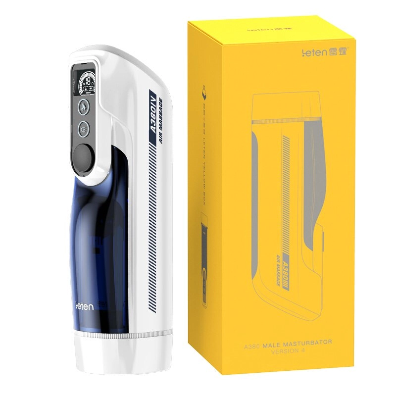 Leten A380 IV Automatic Piston Telescopic Heated Male Masturbator Cup Vagina Moaning Sex Toys
