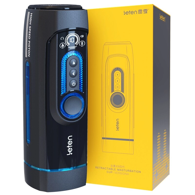 Leten A380 IV Automatic Piston Telescopic Heated Male Masturbator Cup Vagina Moaning Sex Toys