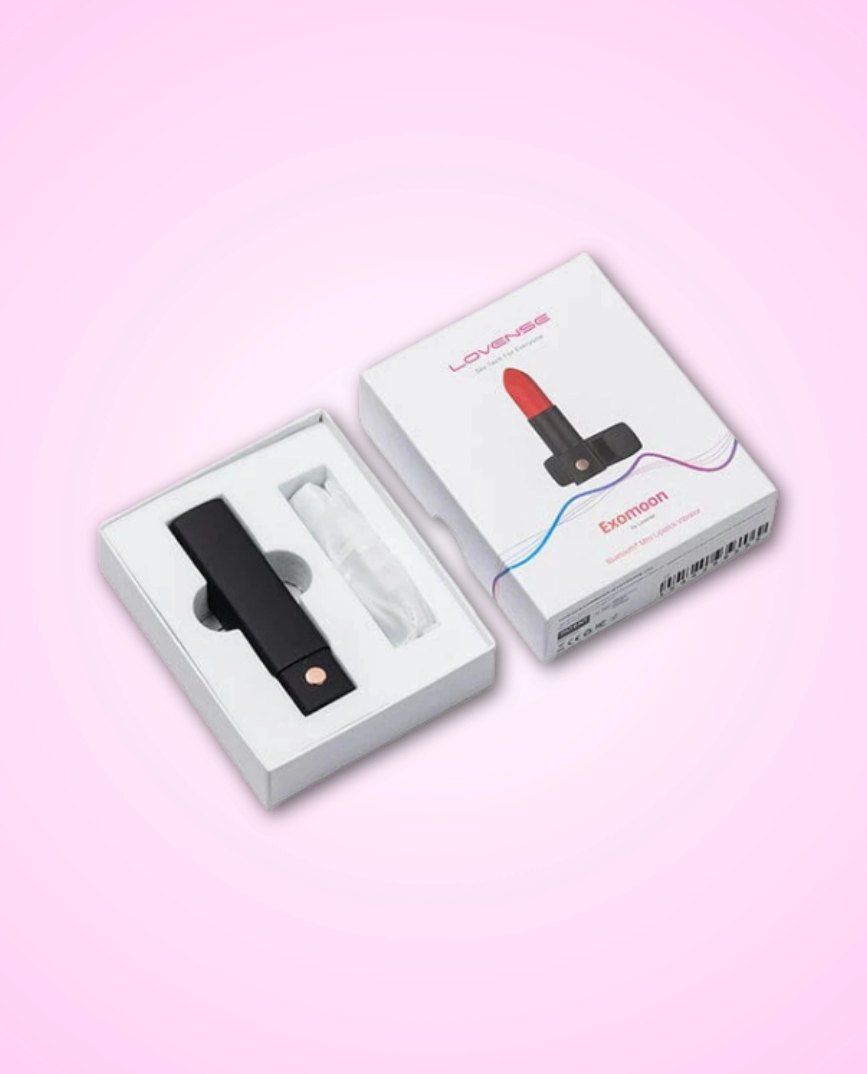 Lovense Exomoon App-Controlled Lipstick Vibrator