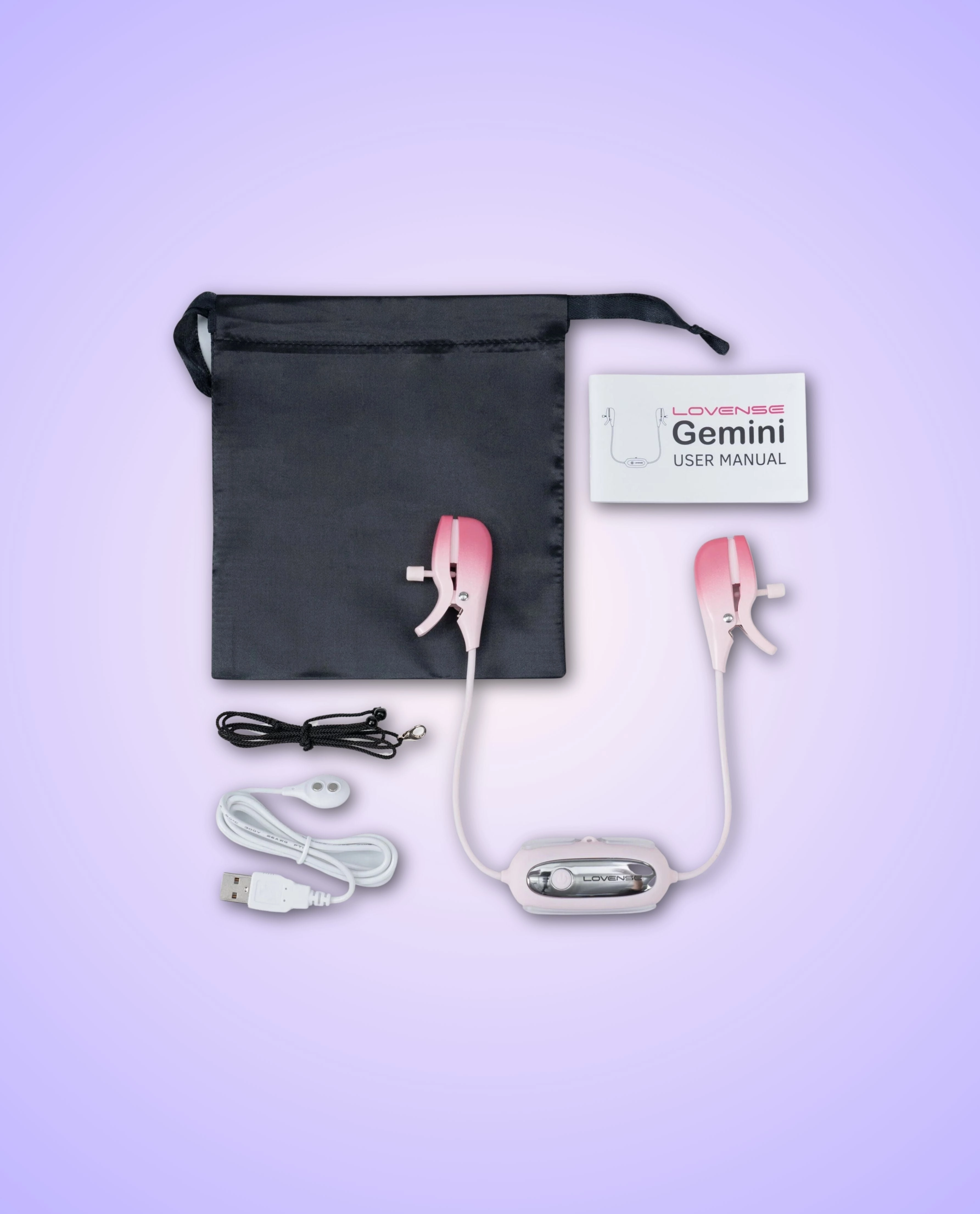Lovense Gemini App-Controlled Vibrating Nipple Clamps