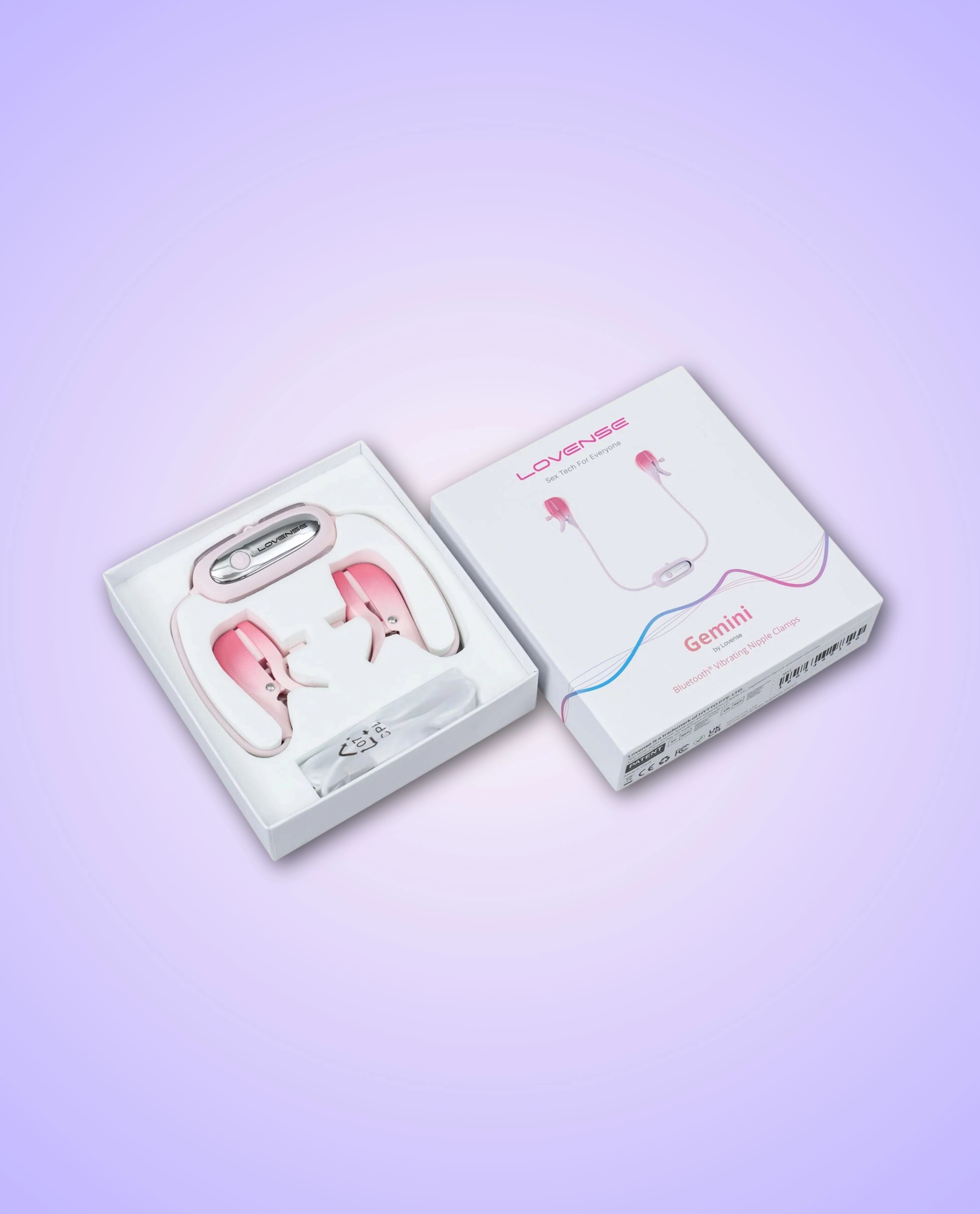 Lovense Gemini App-Controlled Vibrating Nipple Clamps
