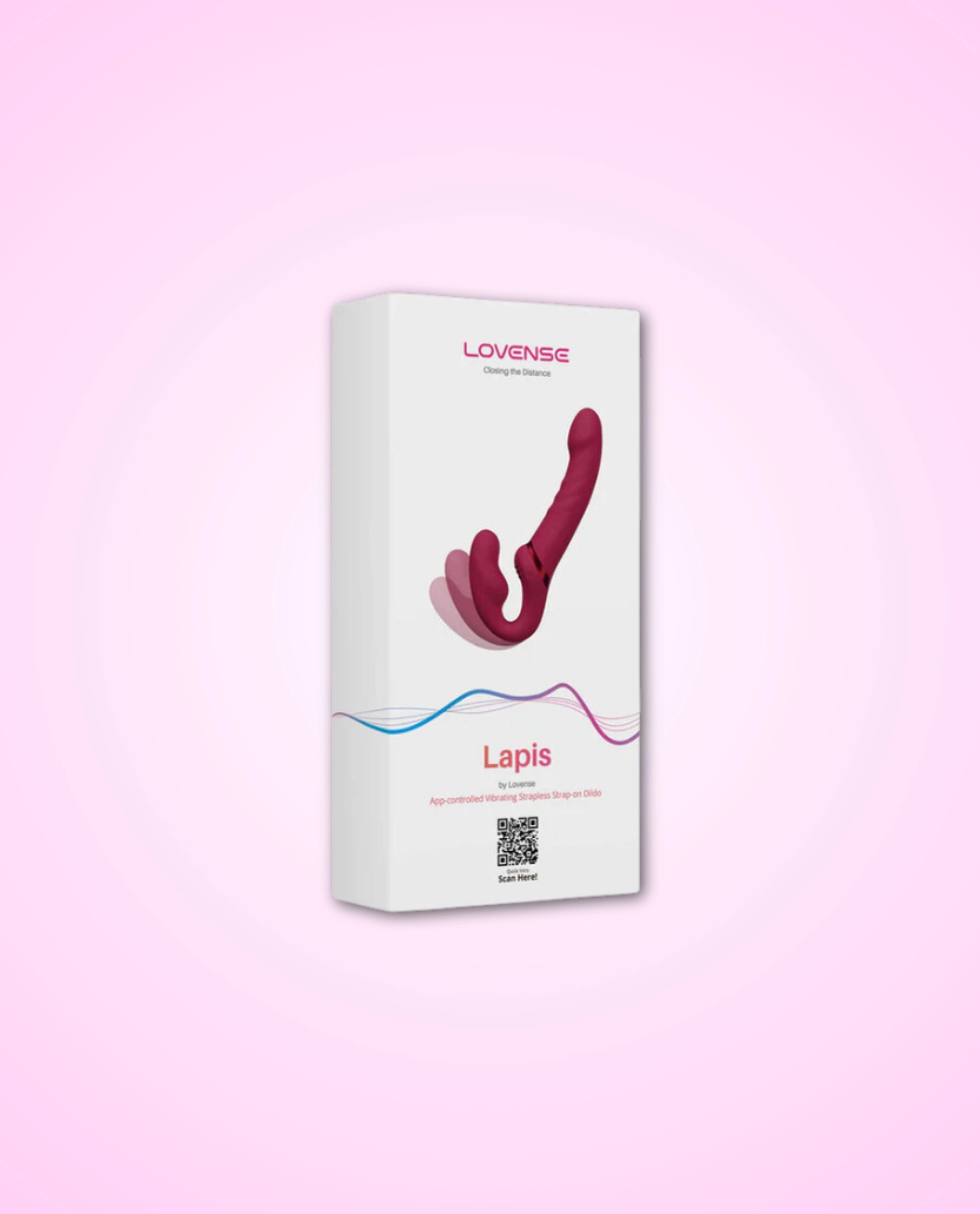 Lovense Lapis App-Controlled Dual-Ended Vibrating Dildo