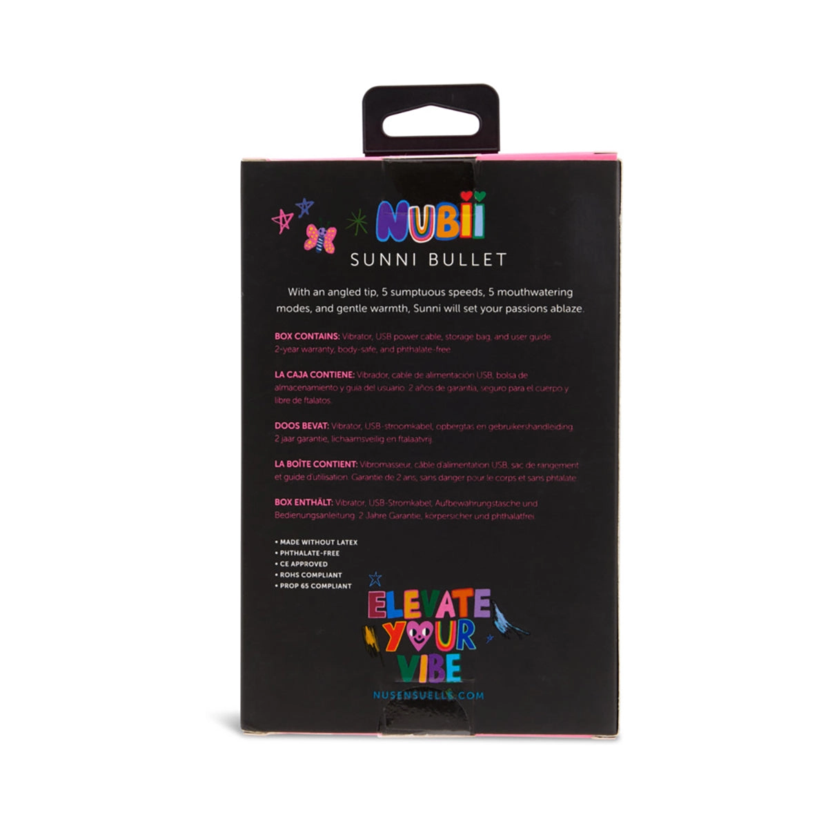 Nu Sensuelle Sunni Nubii Warming Bullet Vibrator