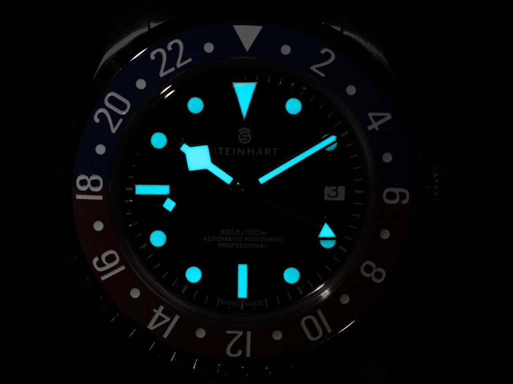 Ocean 3 GMT Blue/Red Ceramic