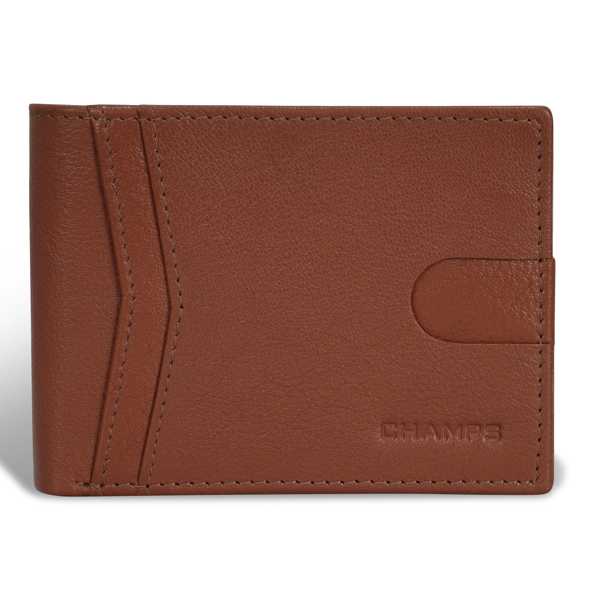 Onyx / Leather Access Center Wing Wallet *Drop Ship*