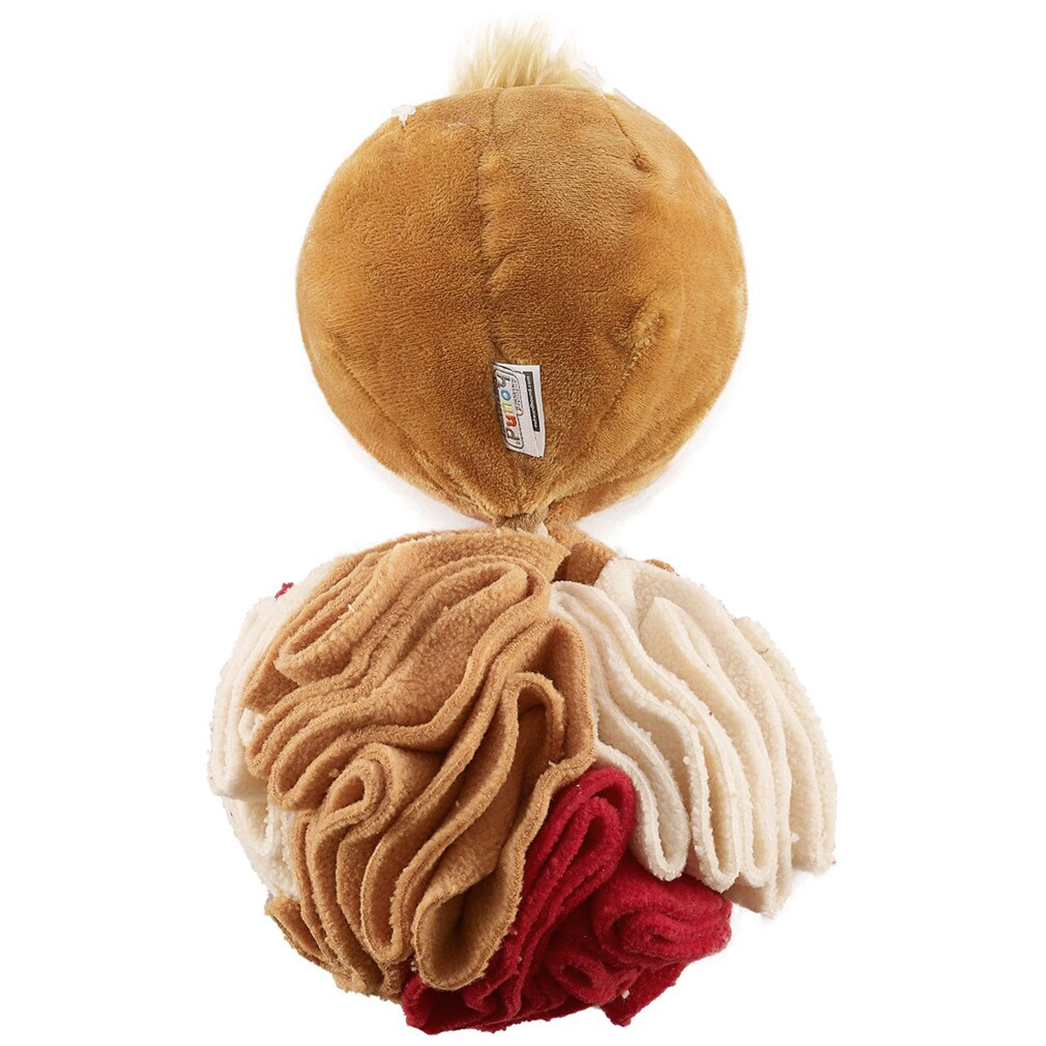 Outward Hound Gingerbread Man Red & Brown Dog Toys