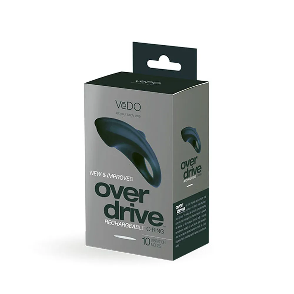 Overdrive Ring: Rechargeable Cock Ring with 10 Vibration Modes