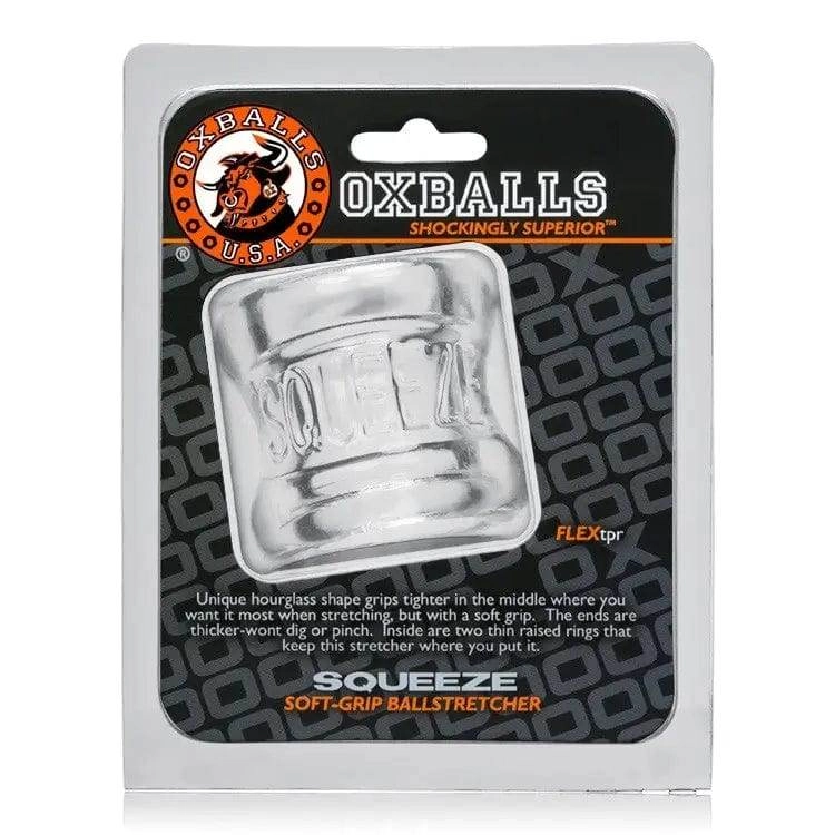 Oxballs Squeeze Soft-Grip Ball Stretcher in Clear