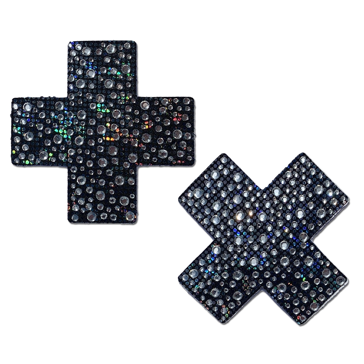 Pastease Crystal Cross Nipple Pasties
