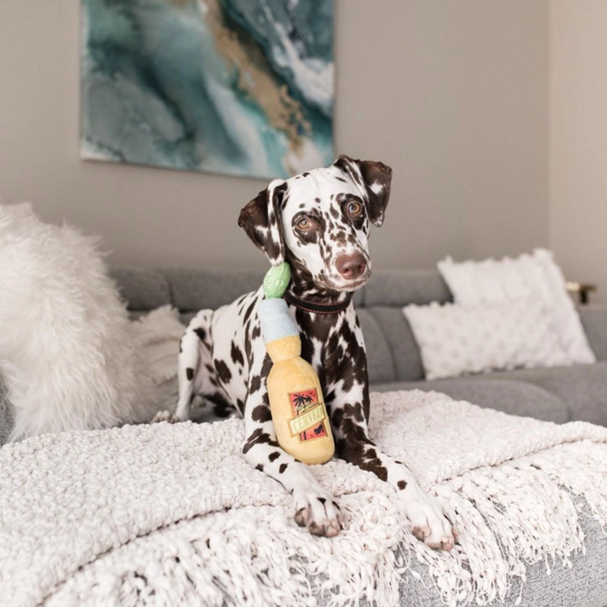 P.L.A.Y. Canine Cerveza Dog Toy