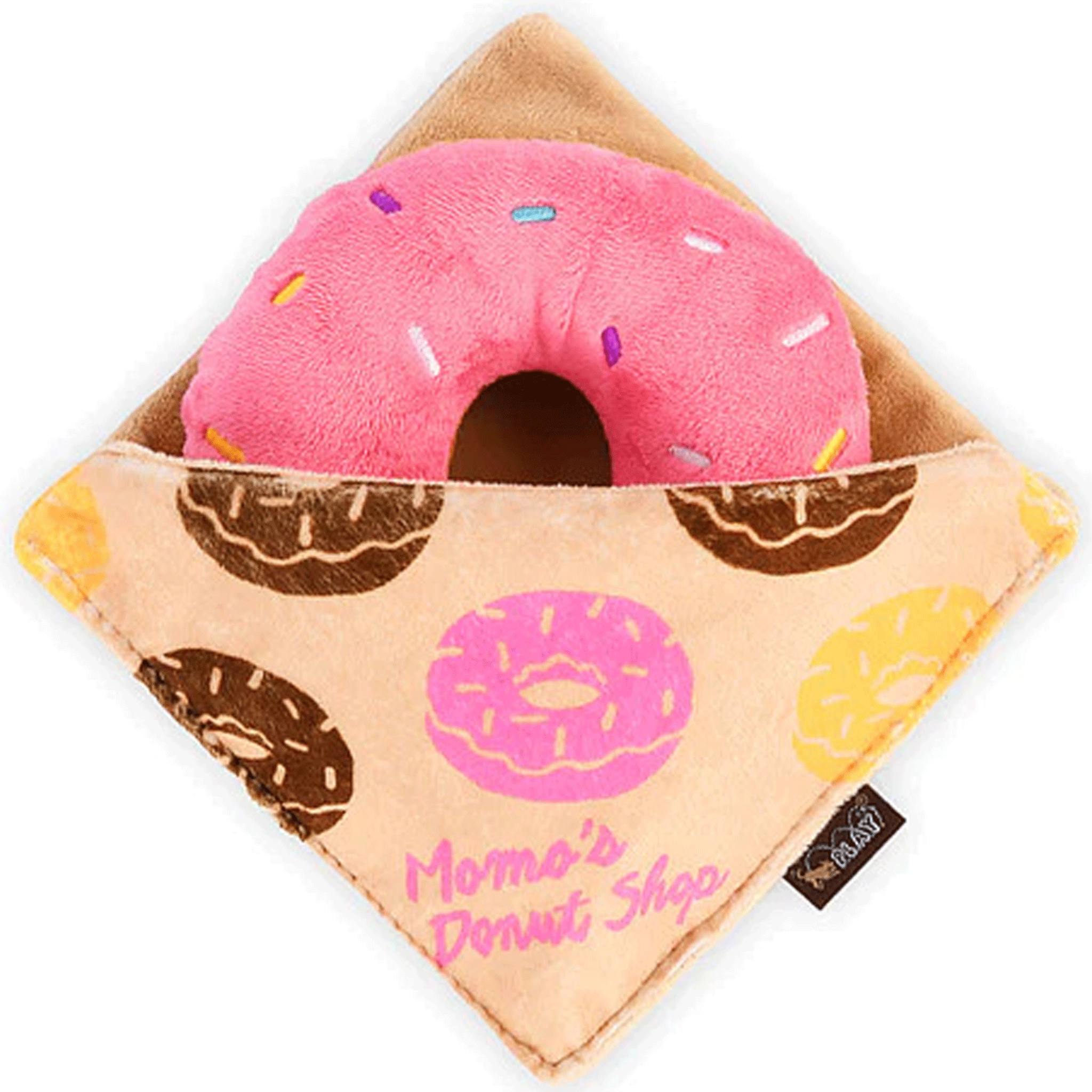 P.L.A.Y. Donut Pink Dog Toys
