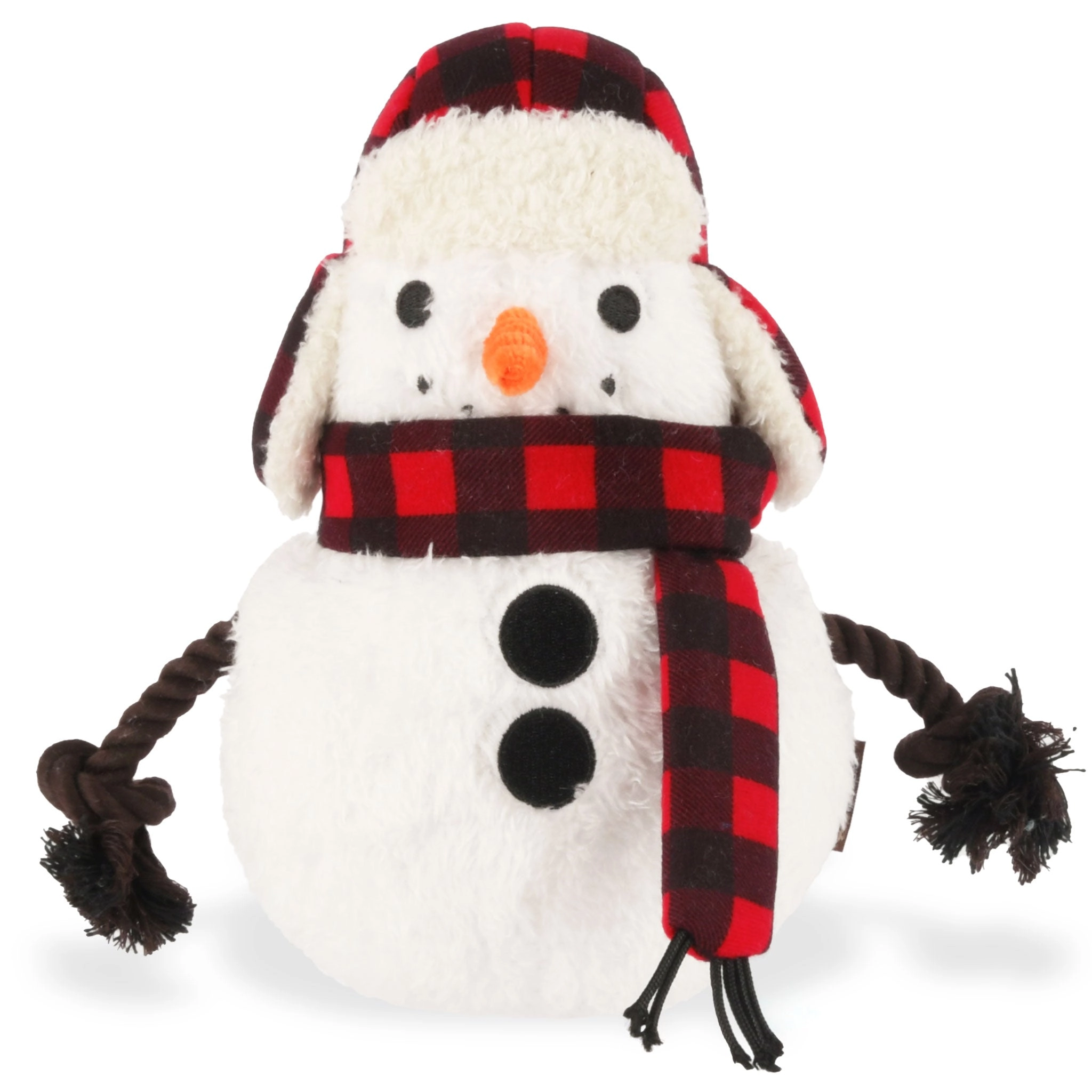 P.L.A.Y. Holiday Snowman White Dog Toys