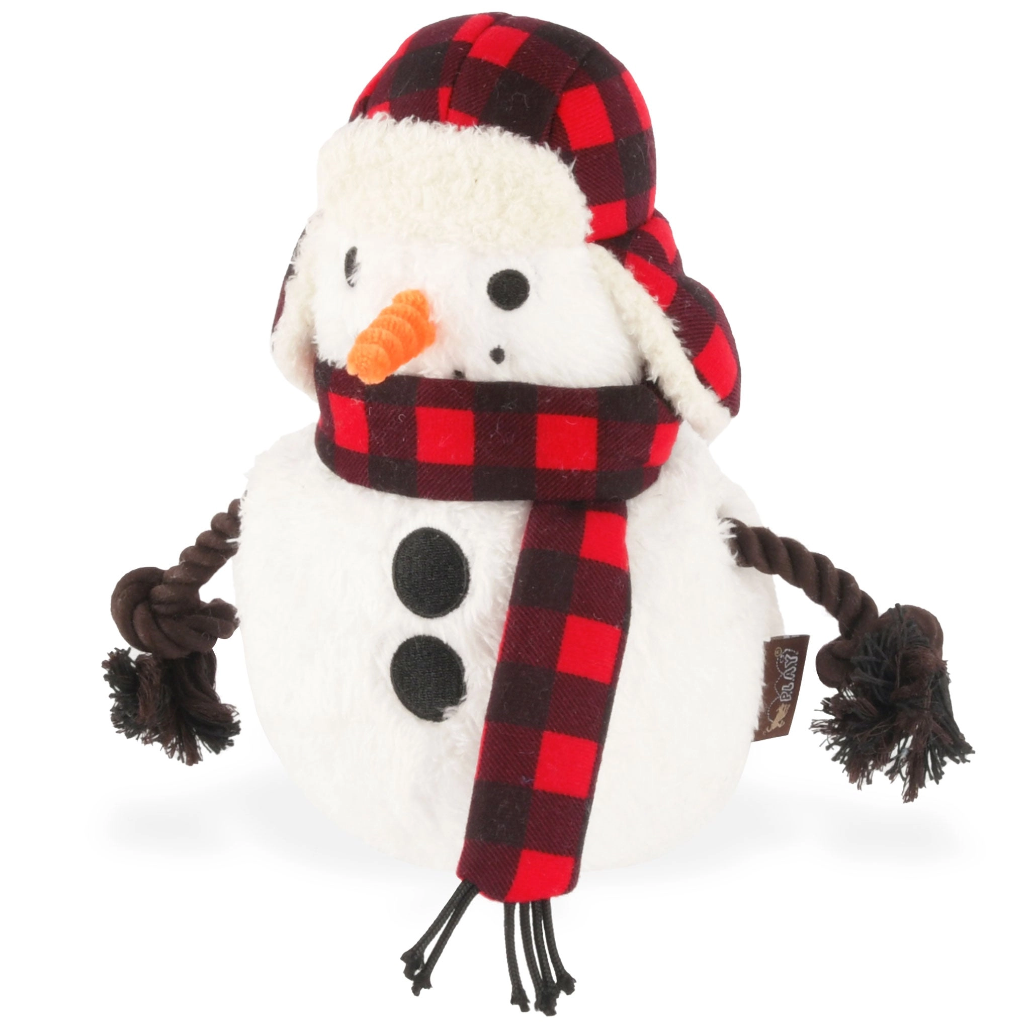 P.L.A.Y. Holiday Snowman White Dog Toys