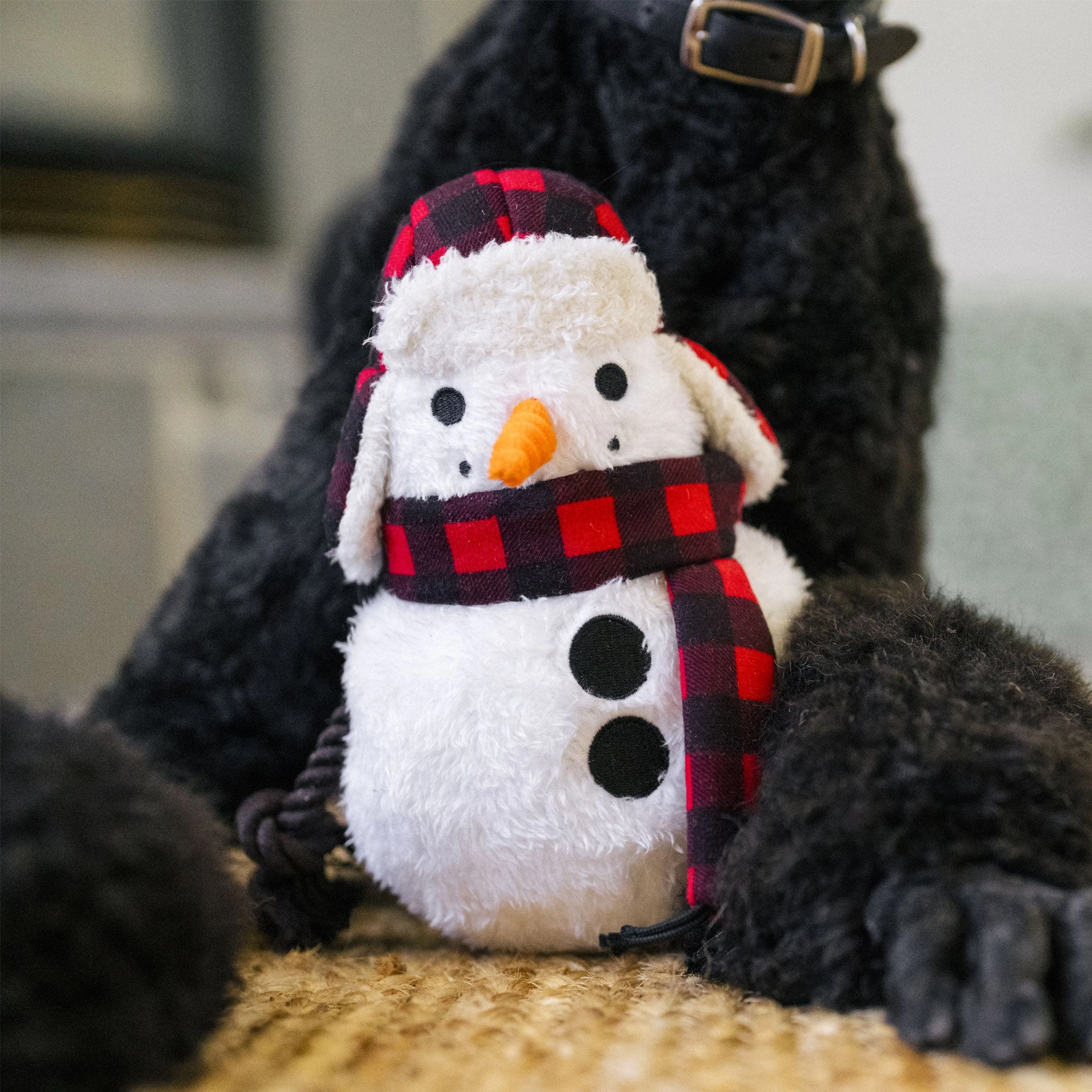 P.L.A.Y. Holiday Snowman White Dog Toys