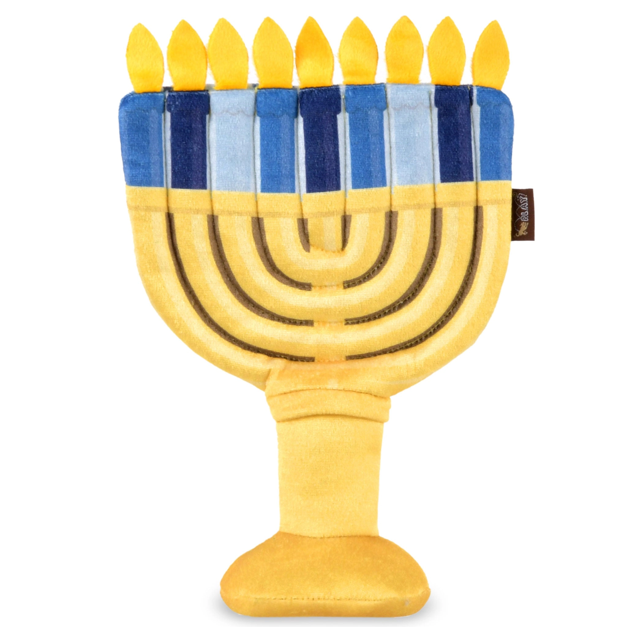 P.L.A.Y. Menorah Blue & Gold Dog Toys