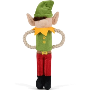 P.L.A.Y. Santa's Little Elf-er Green Dog Toys