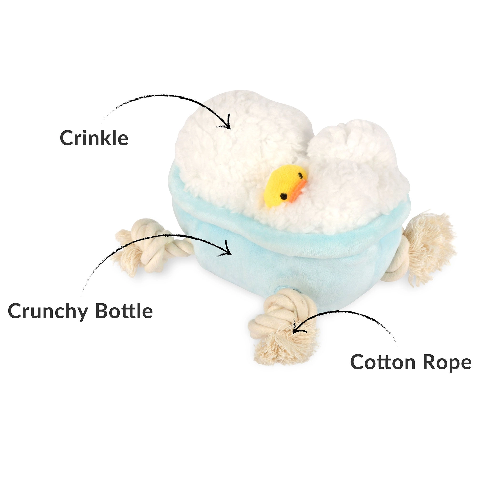 P.L.A.Y. Splish Splash Rub a Dub Tub Dog Toys