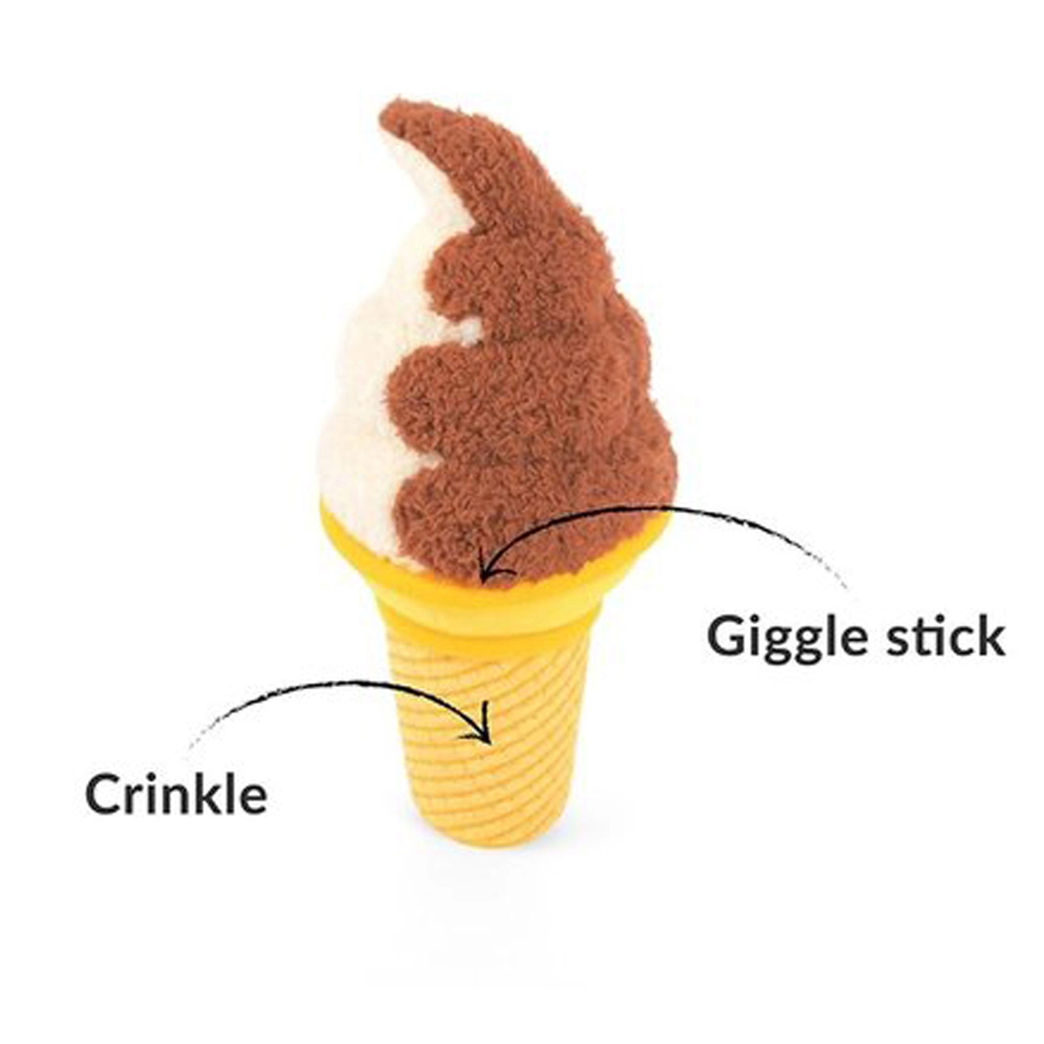 P.L.A.Y. Swirls n Slobbers Soft Serve Dog Toy