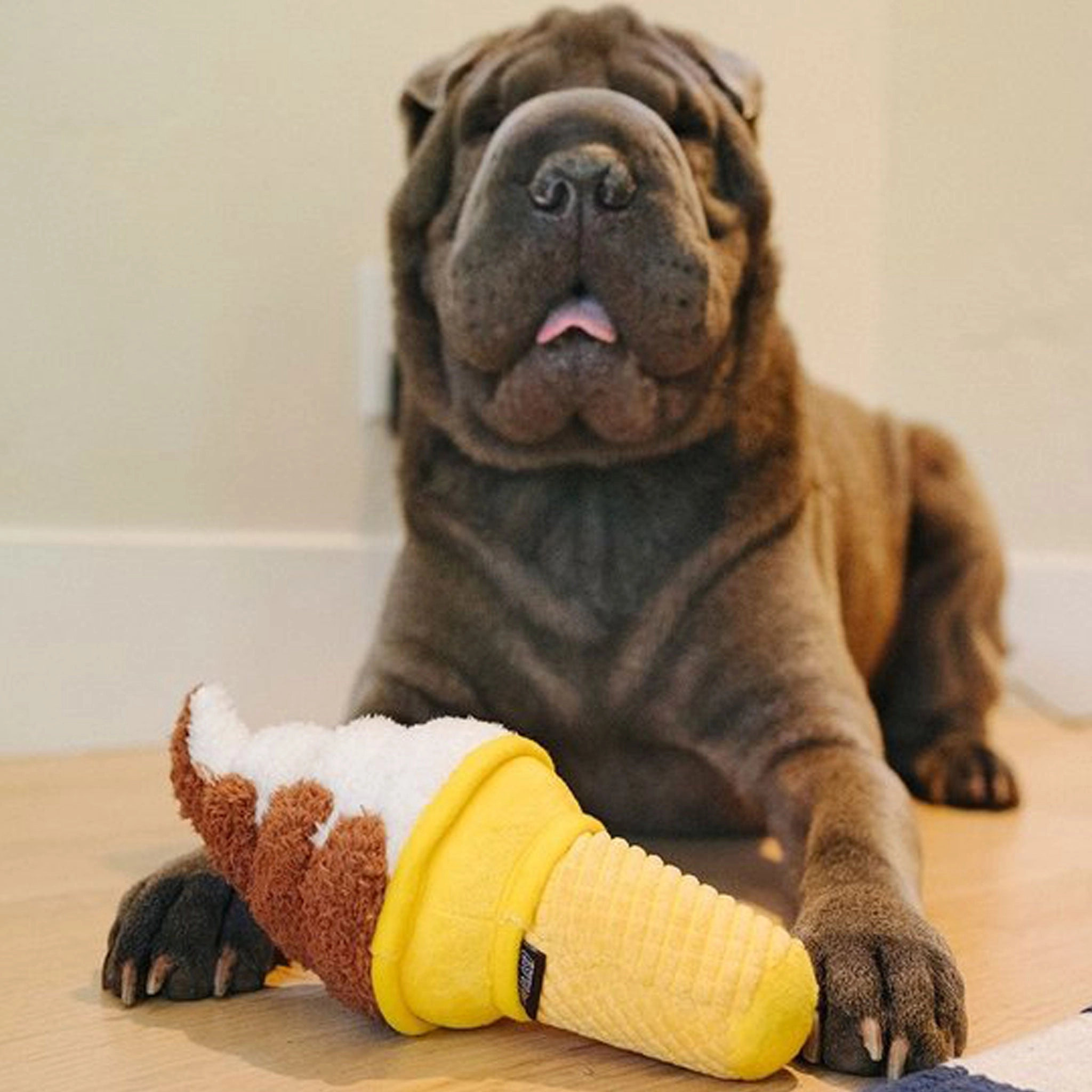 P.L.A.Y. Swirls n Slobbers Soft Serve Dog Toy