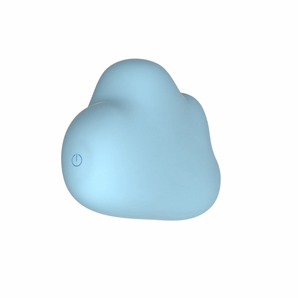 Play With Me | Cuddle Cloud Handheld Silicone Clitoral Vibrator With Sensual Pleasure Nubs – USB Rechargeable – In Blue