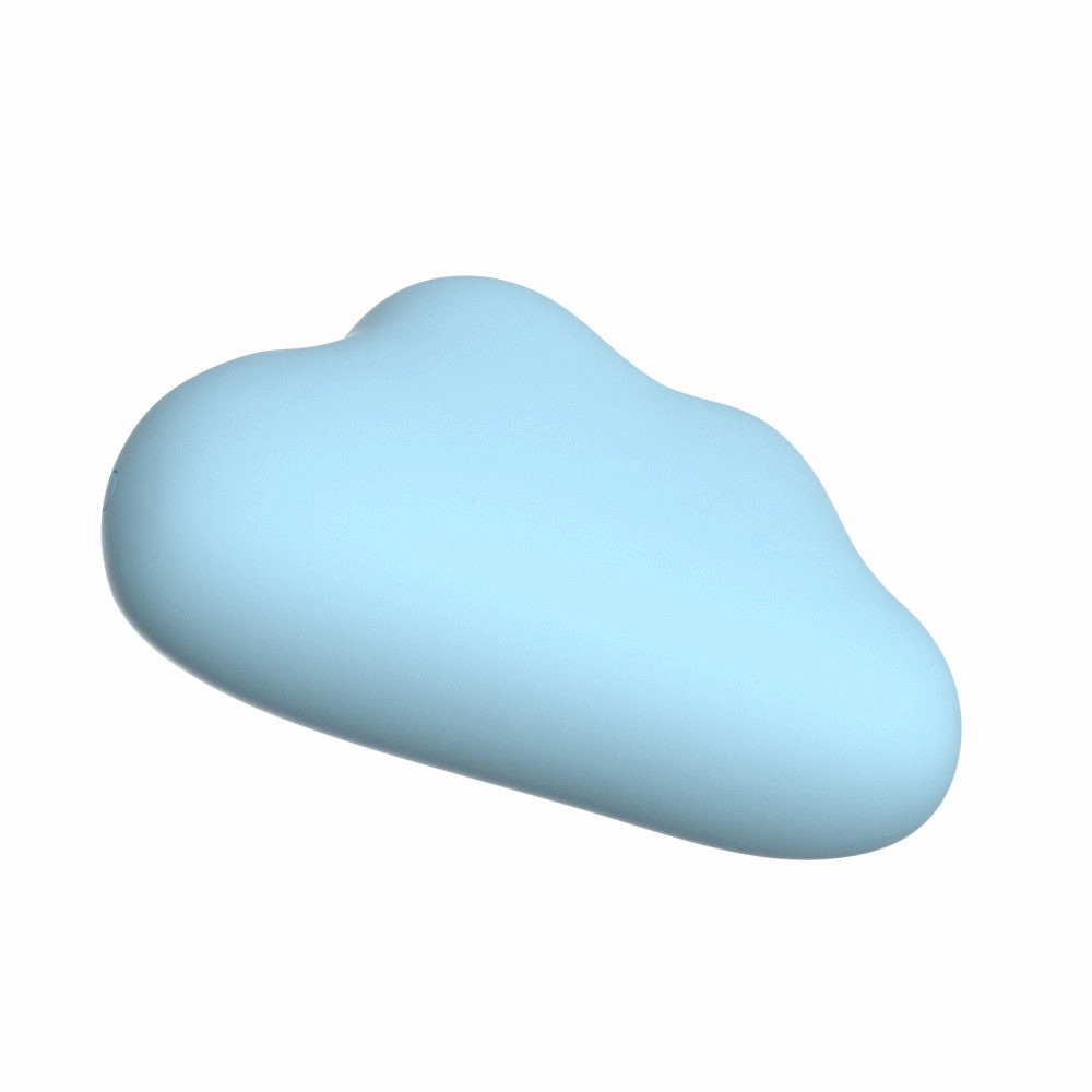 Play With Me | Cuddle Cloud Handheld Silicone Clitoral Vibrator With Sensual Pleasure Nubs – USB Rechargeable – In Blue